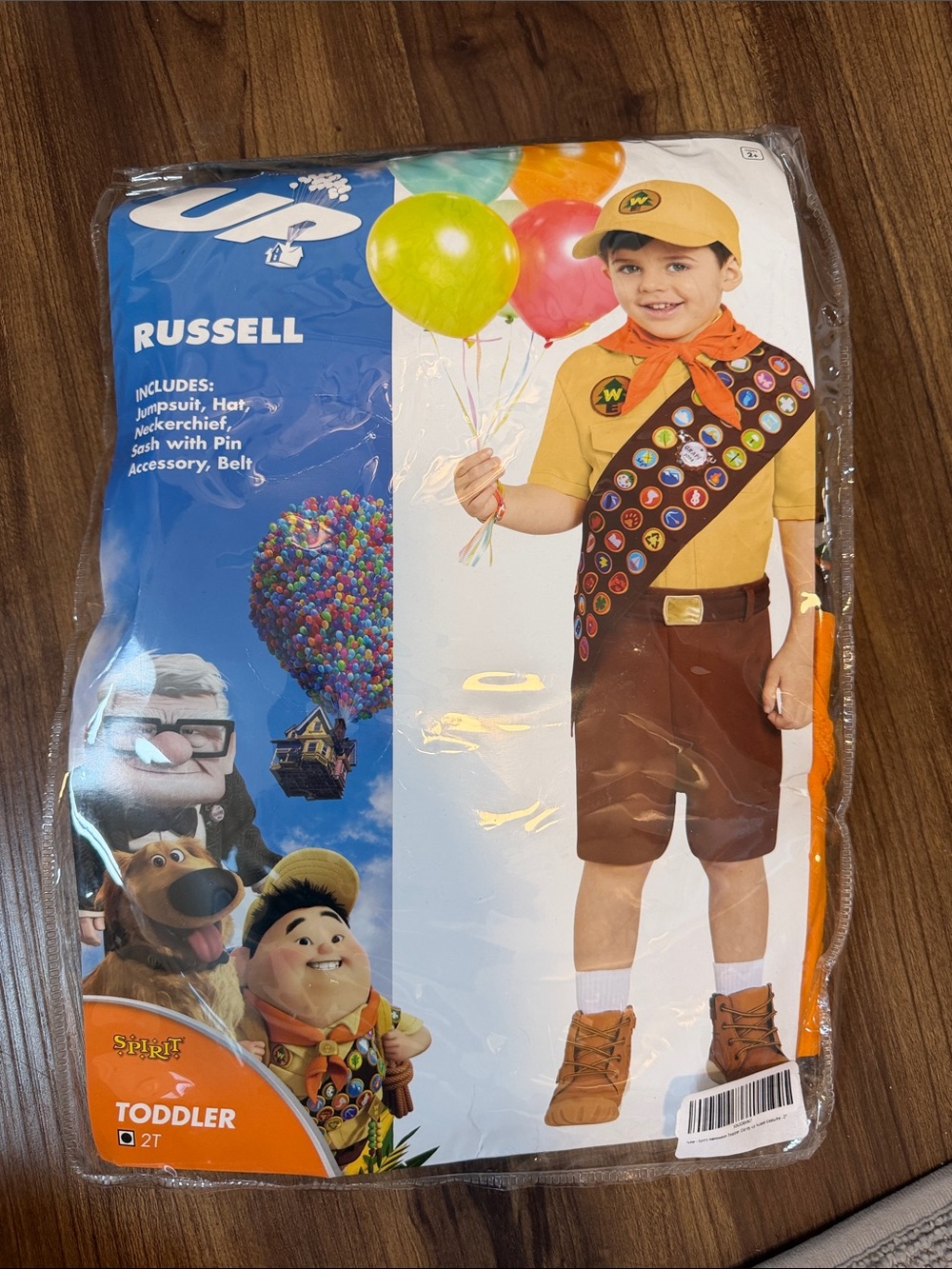 Disney UP costume - Russell - wilderness explorer - 2T